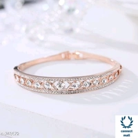 Fancy Standard Copper Bracelets - Free Size, Copper, Charm Bracellet, 2 Pieces of Pack: 1